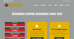 Desktop Screenshot of orcasfire.org
